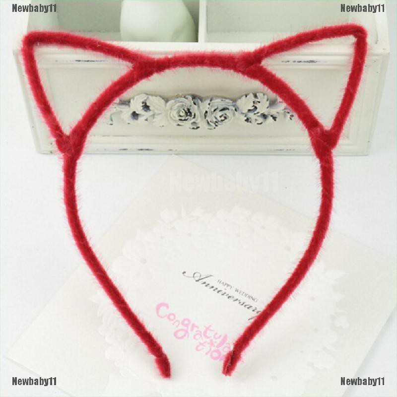 Băng Đô Tai Mèo Nhiều Màu Sắc Dành Cho Nữ