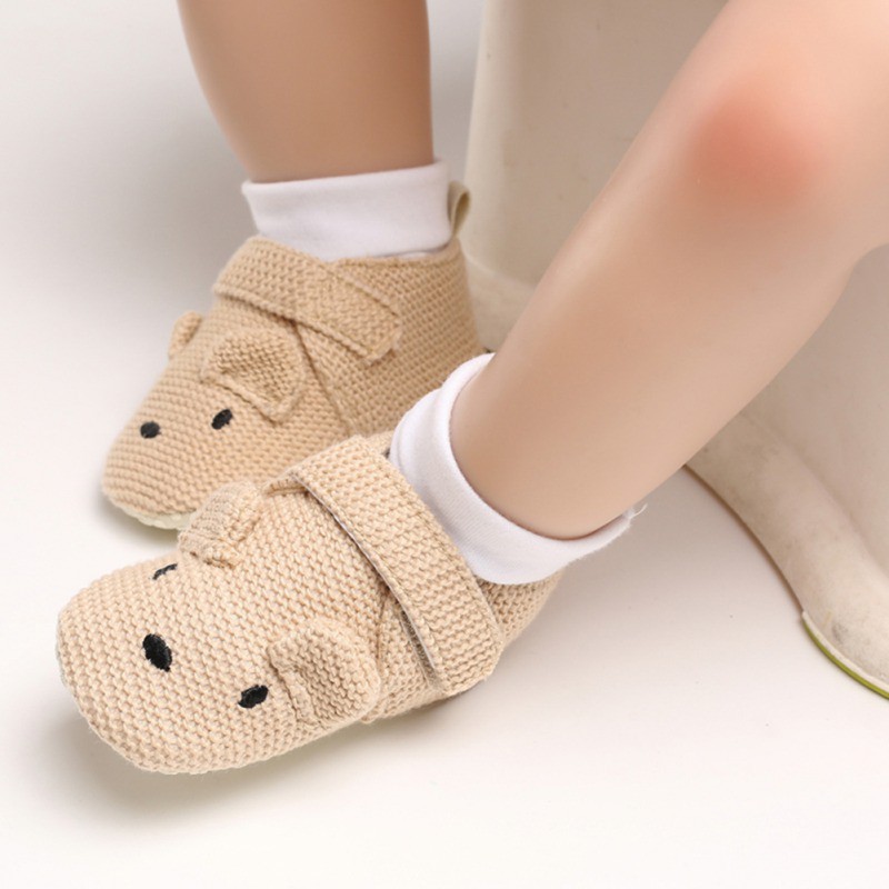 Giày đế mềm chất liệu cotton cho bé tập đi