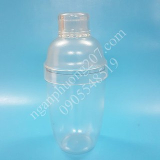 4 dụng cụ đong định lượng pha chế giá rẻ (1 Ly 100ml, 1 Ca 300ml, 1 Jigger 2 đầu, 1 Shaker 530ml)