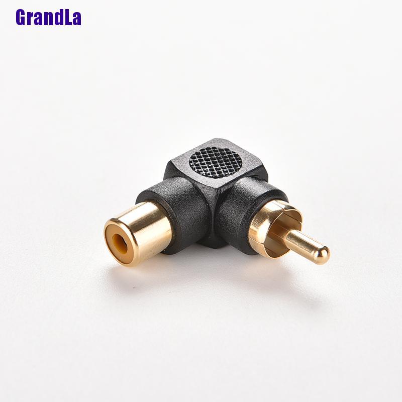 Set 2 Đầu Chuyển Đổi Âm Thanh Từ Giắc Cắm X Rca Male Sang Female M / F Av Plug 90 Right | BigBuy360 - bigbuy360.vn