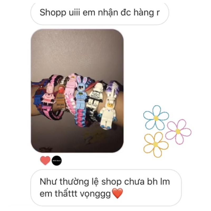 Vòng Tay Lego Dành Cho Nam Nữ,Vòng Tay Unisex Phong Cách Dễ Thương Phù Hợp Mang Đôi Couple