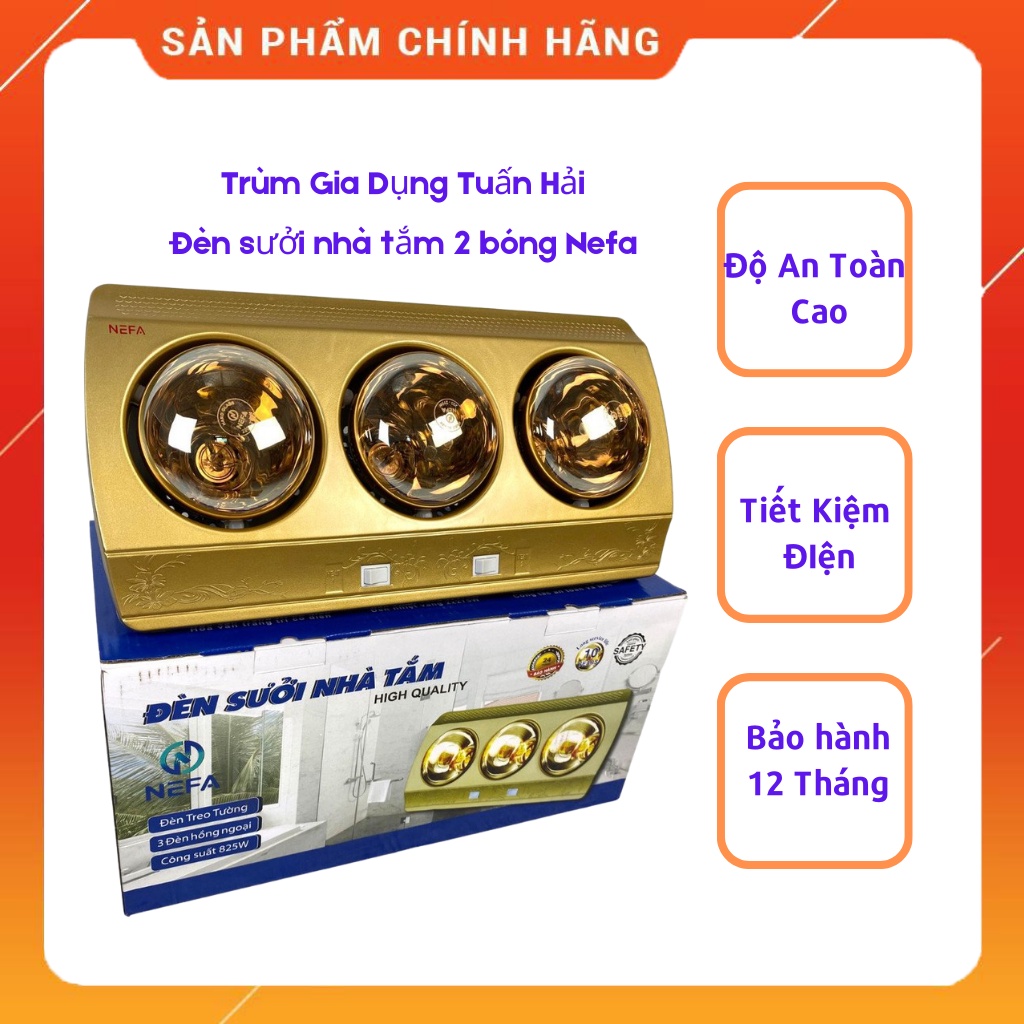 Đèn Sưởi Nhà Tắm Nefa NFS68