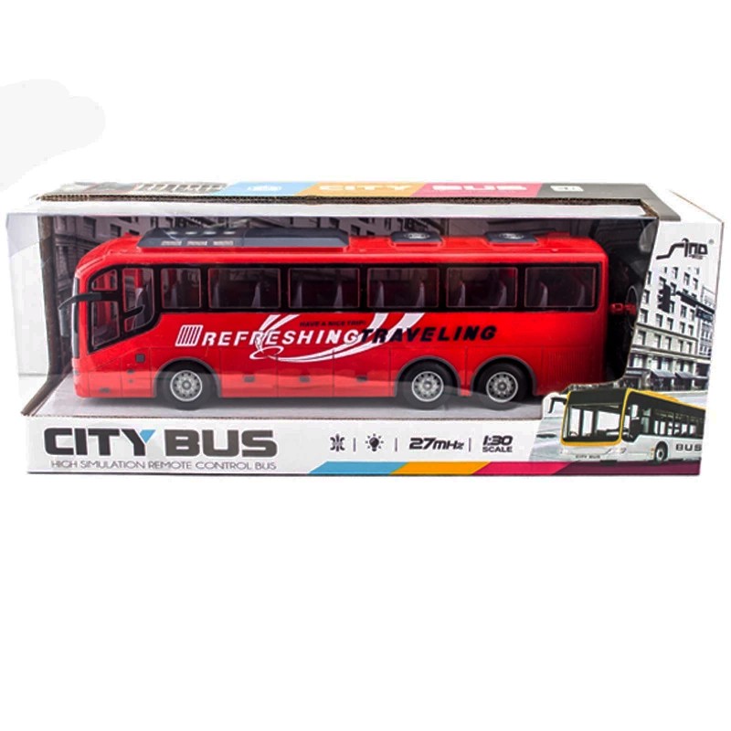 Xe Điều Khiển,Xe Bus City Điều Khiển Từ Xa 4 Chiều Tốc Độ Cao , Tỷ lệ 1:30 Siêu To, Có Đèn Pha Simbatoy99