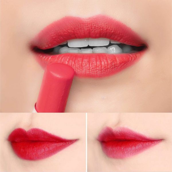 SON LÌ BEAUSKIN ROSEDEW MATTE CREAMY LIPSTICK 02 MÀU HỒNG ĐỎ - HÀN QUỐC CHÍNH HÃNG