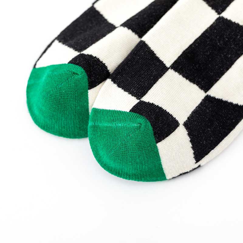 Tất Vớ Xanh Lá Kẻ Sọc Caro - Tất Caro Kẻ Sọc Tone Xanh