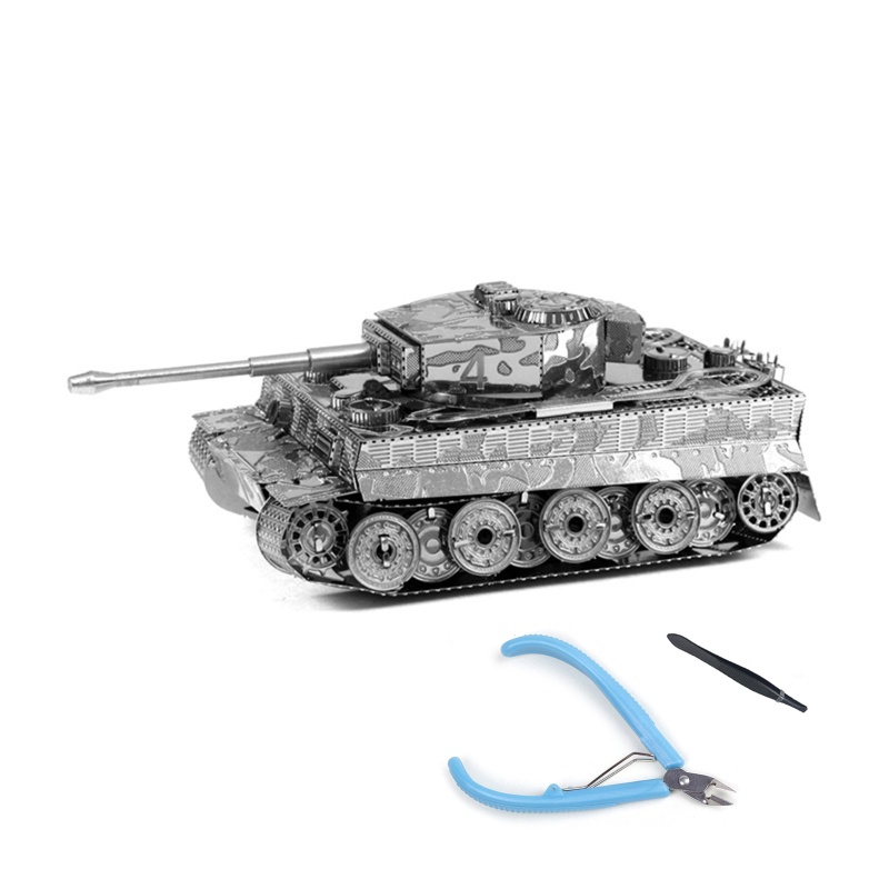 Bộ Đồ Chơi Lắp Ráp Mô Hình Xe Tăng 3D DIY Bằng Kim Loại Dành Cho Trẻ Em Và Người Lớn