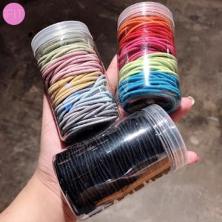 Set 100 Dây Cột Tóc iFIT Co Giãn Nhiều Màu Sắc