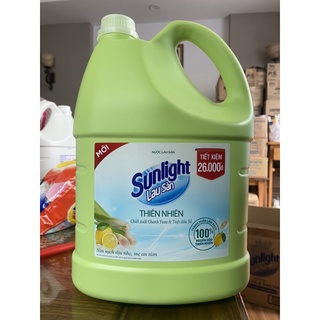 Nước lau sàn Sunlight chiết xuất chanh zuzu và tinh dầu sả can 3kg6