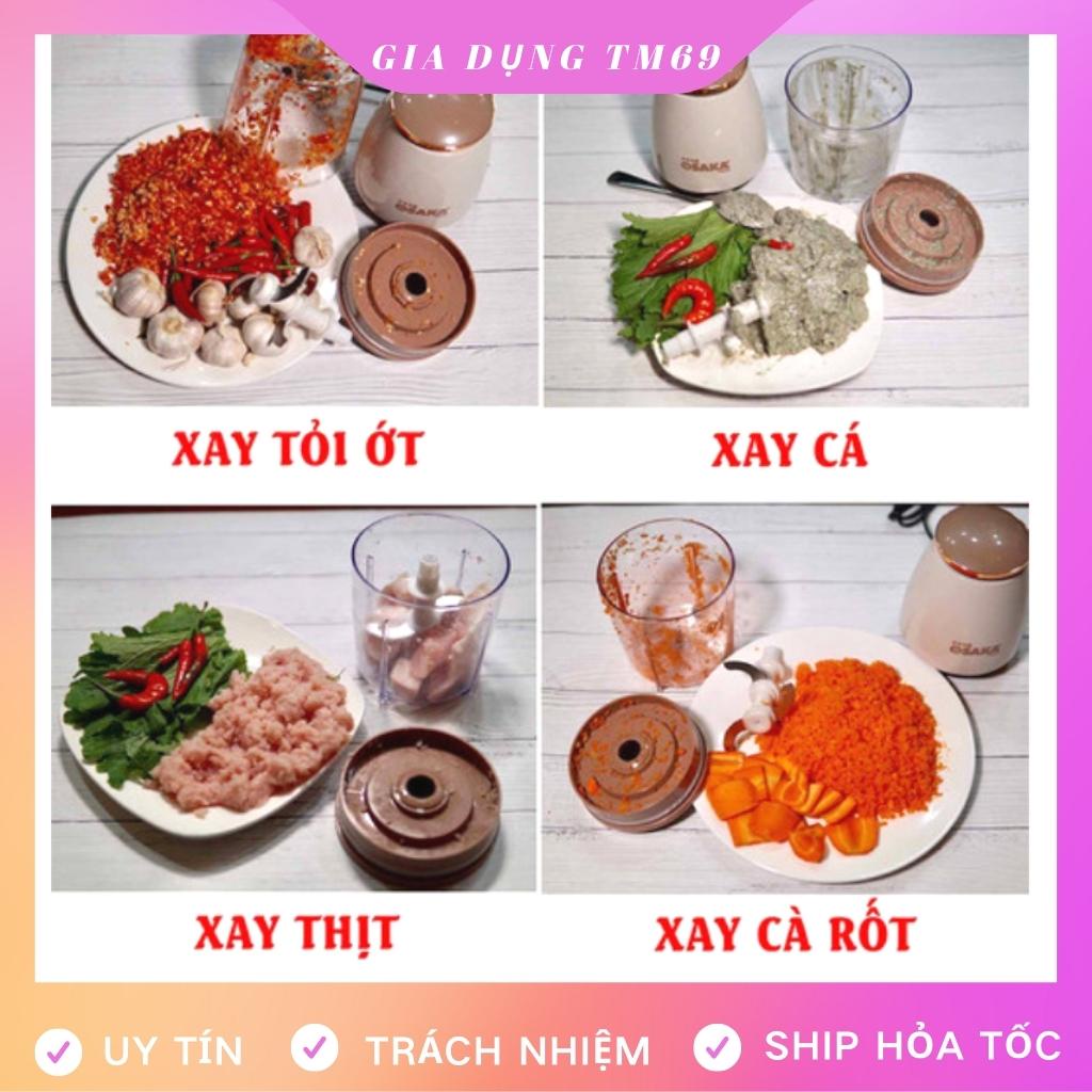 Máy Xay Sinh Tố Cầm Tay Say Thịt Tỏi Ớt Đồ Ăn Dặm Cho Bé Thực Phẩm Rau Củ Đa Năng Nhà Bếp Tiện Dụng