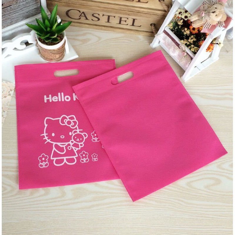 Túi vải không dệt Hello Kitty