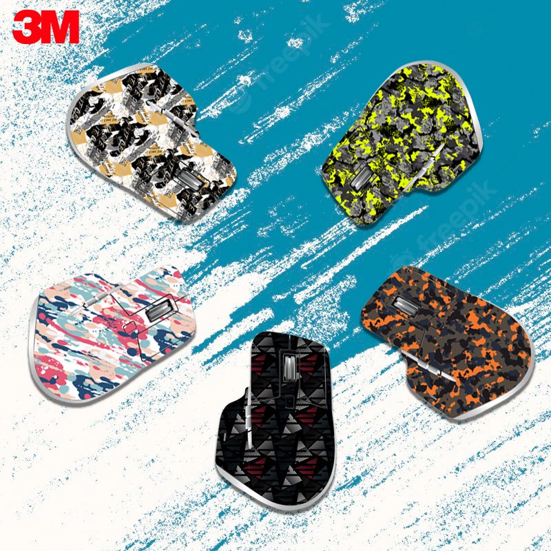 Miếng dán chuột máy tính Skin 3M - Sử dụng cho chuột Logitech MX master 3 LUXSKEEN