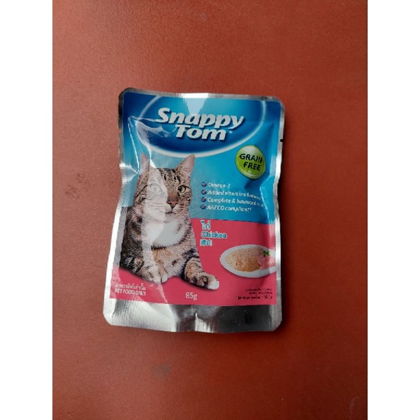 Pate mèo snappy tom gói 85g thức ăn ướt cho mèo từ 2 tháng tuổi trở lên