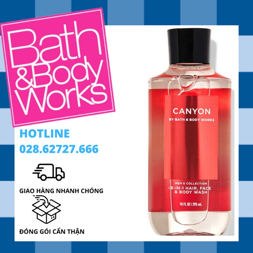 Sữa Tắm Nam Bath And Body Works - Canyon Body Wash (295ml)