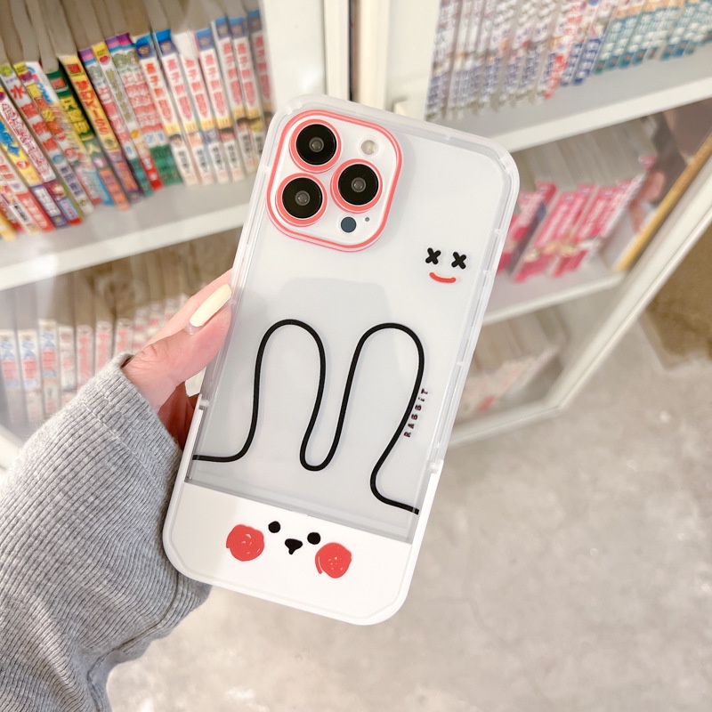 Ốp lưng iphone Ốp Điện Thoại In Hoạt Hình Kèm Giá Đỡ Cho iphone 14 / 13Pro 12 / 14pro / 6 / 7 / 8PLUS Dinuo case