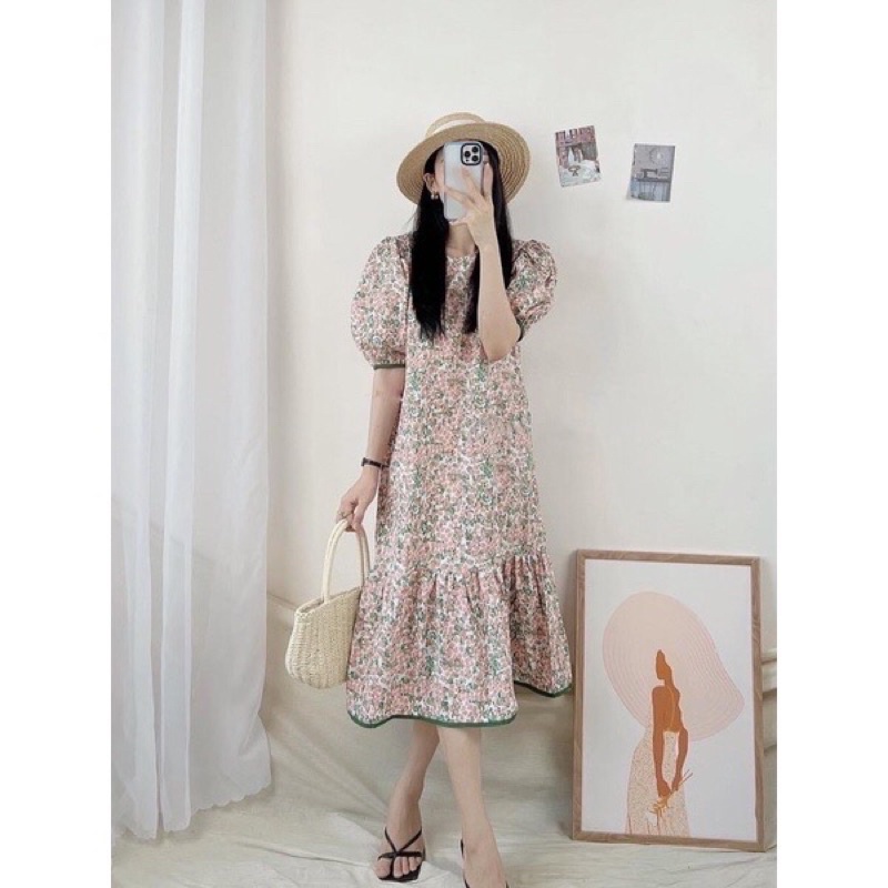 Váy Babydoll, đầm hoa nhí, váy bầu kiểu vintage | BigBuy360 - bigbuy360.vn