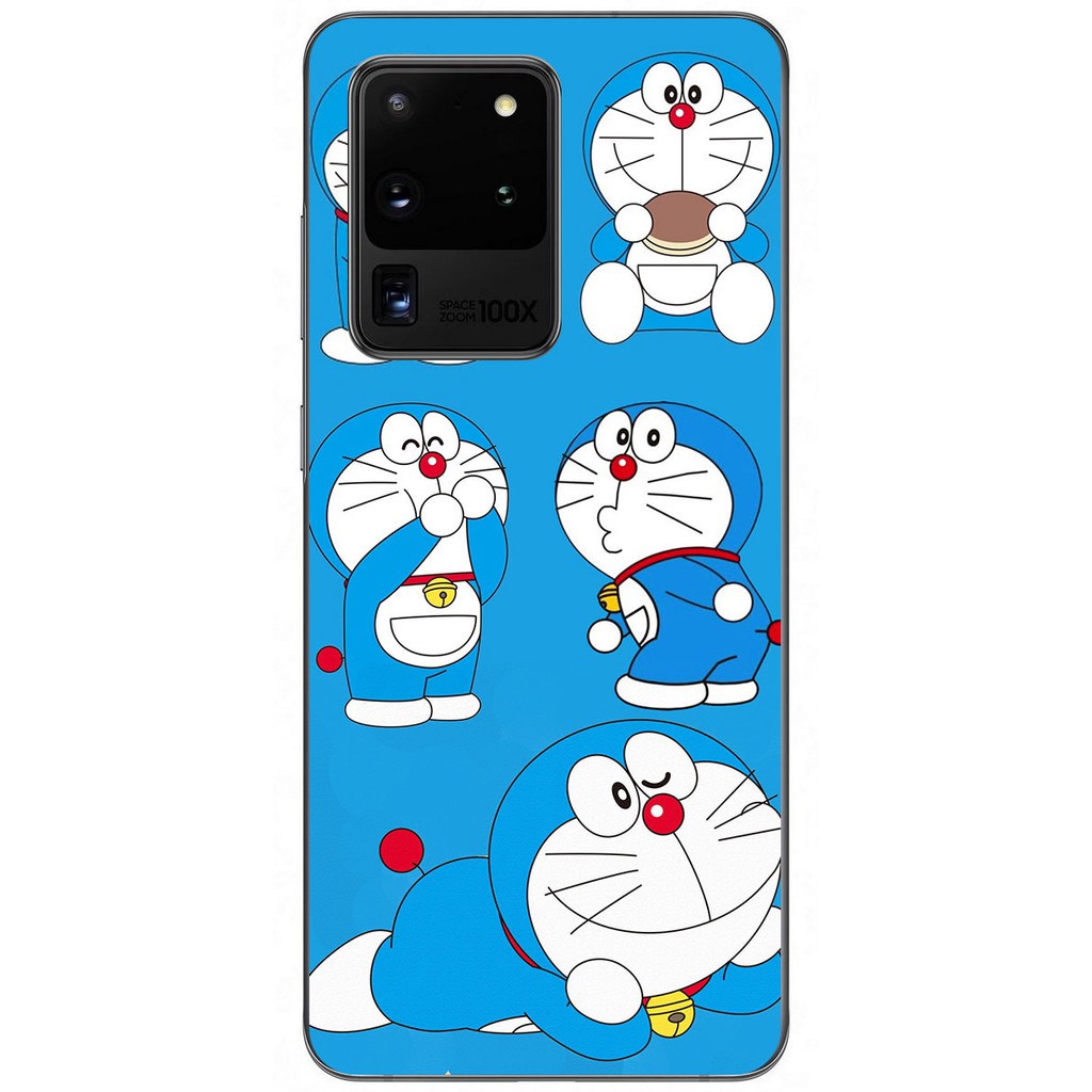 Ốp lưng dành cho Samsung Galaxy S20, S20 Plus, S20 Ultra mẫu Doraemon ham ăn