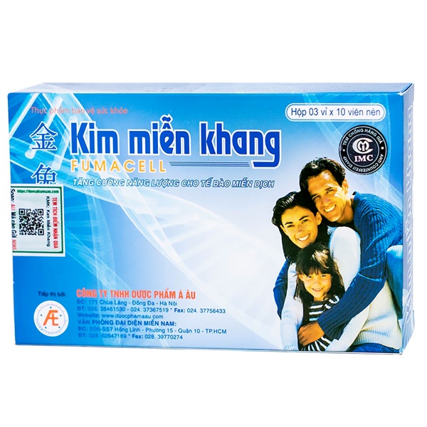 Kim miễn khang – Hỗ trợ điều trị vẩy nến, bệnh tự miễn dịch (Hộp 30 viên)