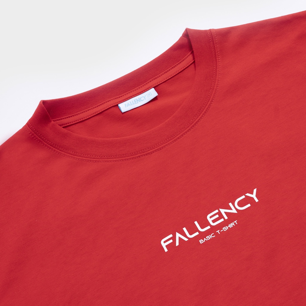 Áo thun Fallency Basic / Màu đỏ - FLC112 | BigBuy360 - bigbuy360.vn