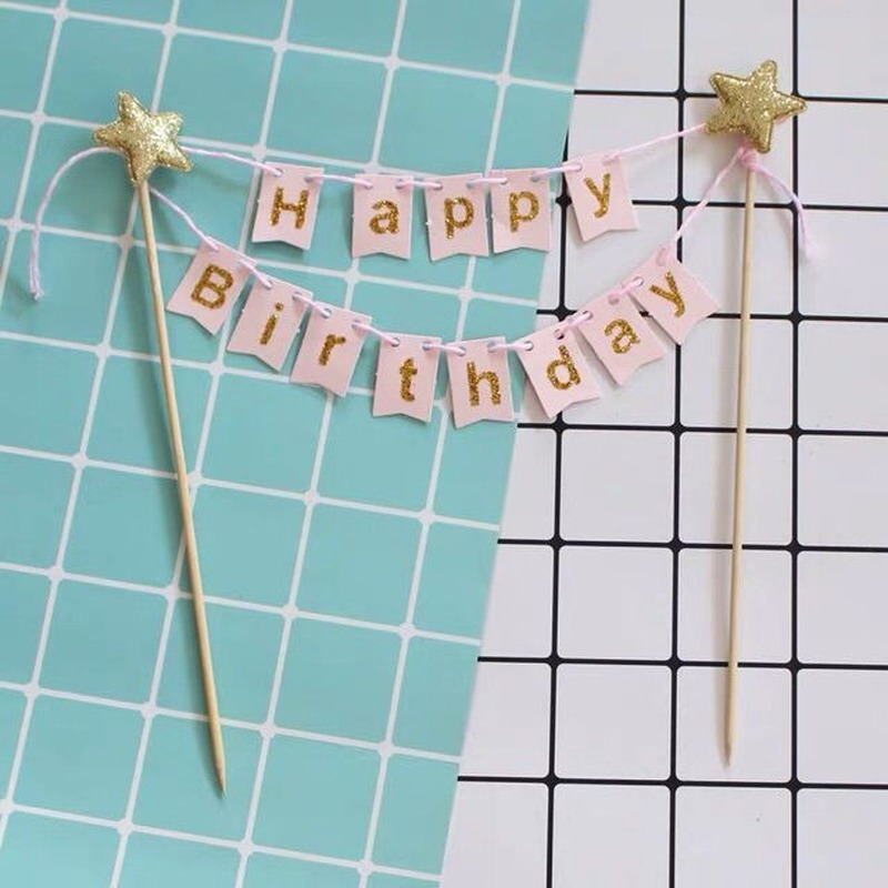 Banner Trang Trí Bánh Sinh Nhật Mini