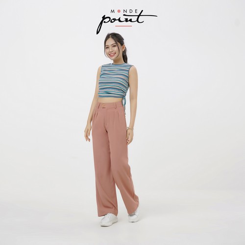 Áo T-Shirt nữ không tay Monde Point MPWA08101011 Sọc xanh | BigBuy360 - bigbuy360.vn