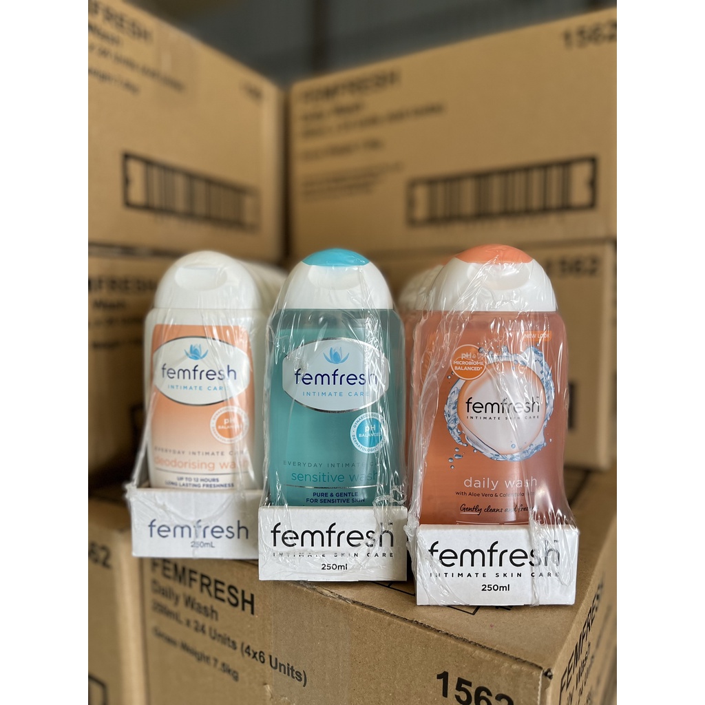 [NHIỀU LOẠI]Dung dịch vệ sinh Femfresh hàng Úc 250ml