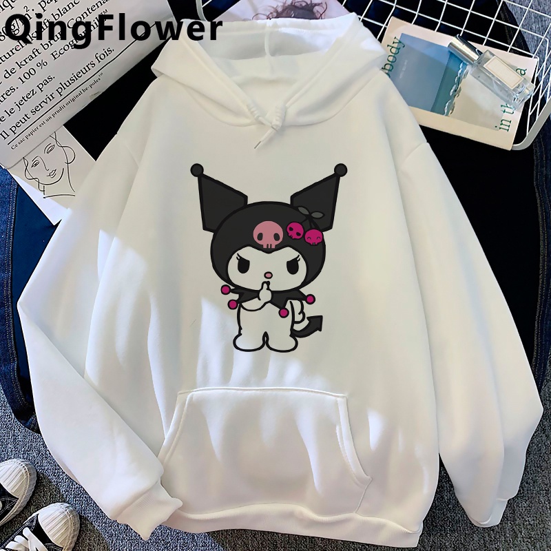 Kuromi Áo Hoodie Thời Trang Đường Phố Cá Tính Cho Nữ 2022