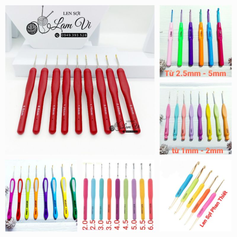 Bộ kim móc size lớn