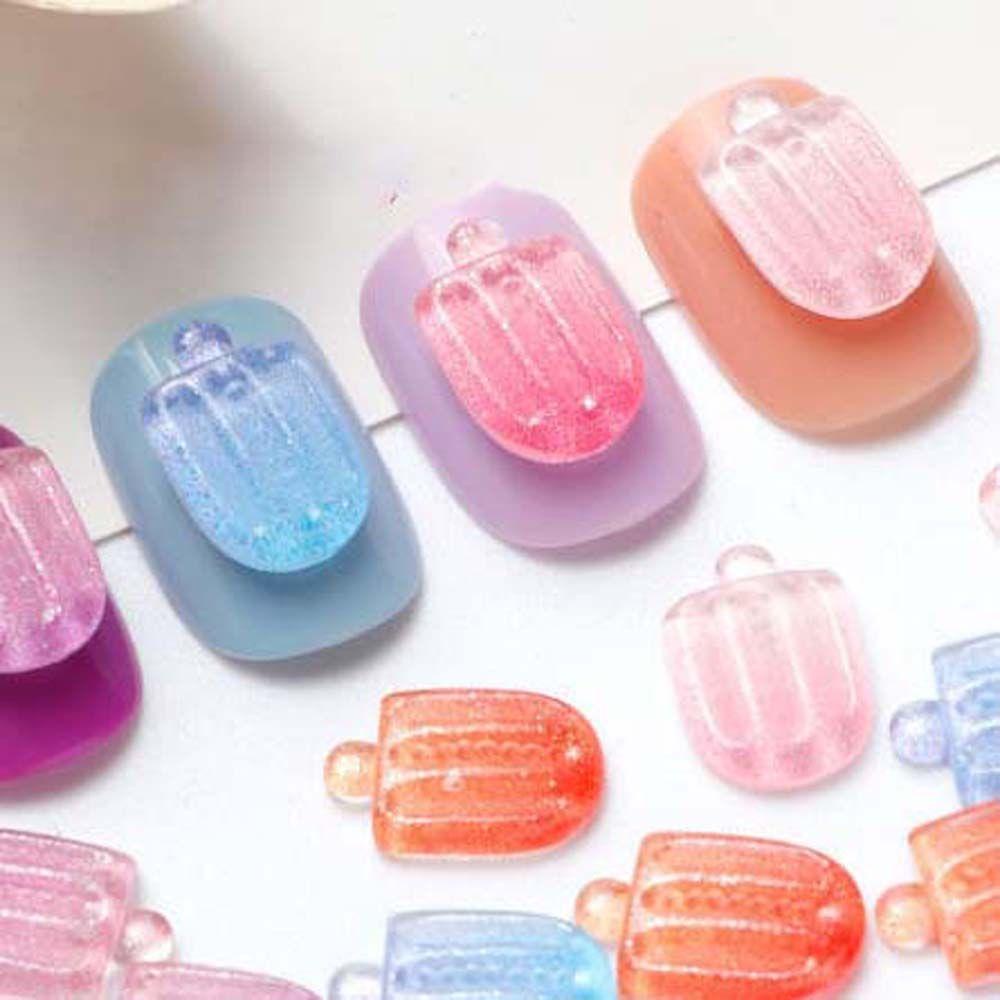 Phụ Kiện Trang Trí Móng Tay Hình Que Kem 3D DIY Charms