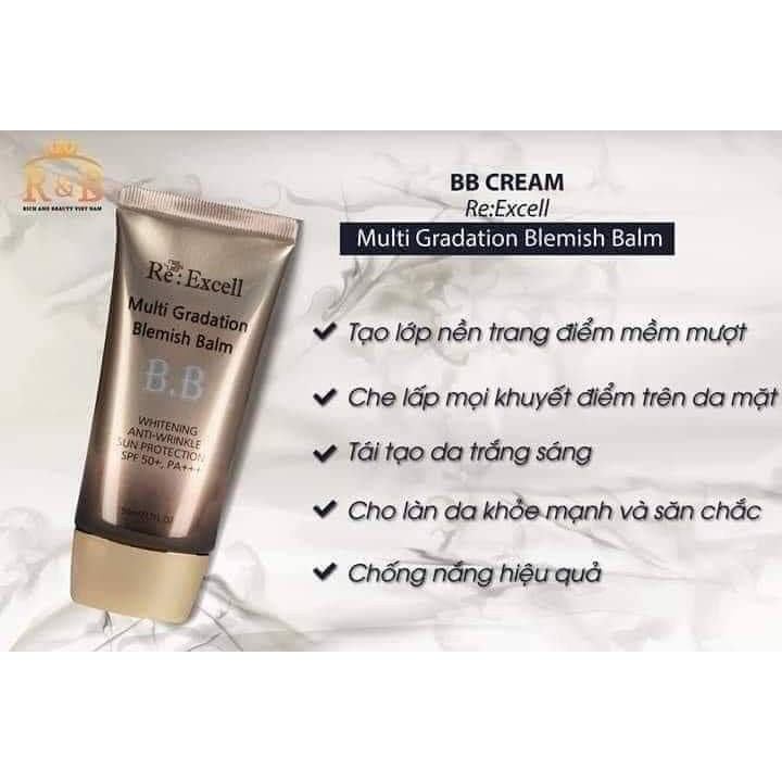 [Chính hãng - Free Ship] Kem nền BB Cream 3in1 - kem nền, che khuyết điểm, chống nắng hoàn hảo nhập khẩu Hàn Quốc