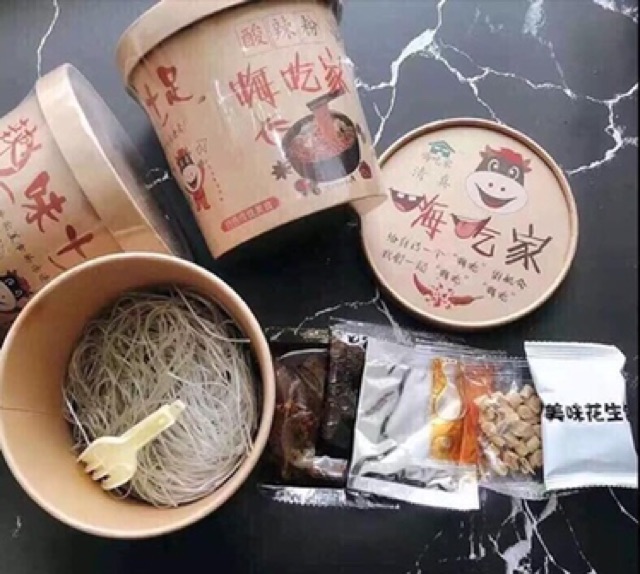 Miến cay Trùng Khánh siêu ngon thùng 6 hộp