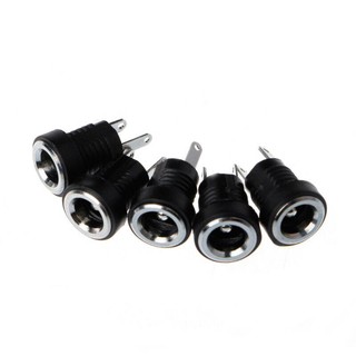 [NPS] Combo 5 Jack sạc DC 5.5x2.1mm, giắc cái, lỗ khoan 5mm.