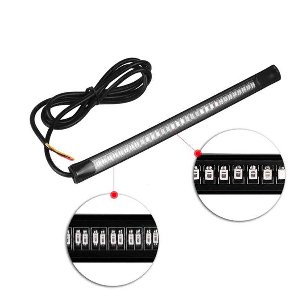 Thanh đèn tín hiệu/xi nhan/ soi biển số linh hoạt 48LED tiện dụng cho xe máy