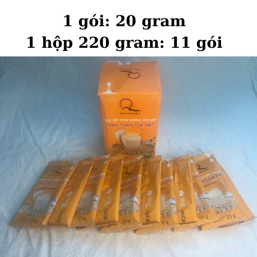Sữa bột dinh dưỡng  Ông Thầy Tuệ Hải Quy Nguyên hộp 11 gói - Chùa Long Hương