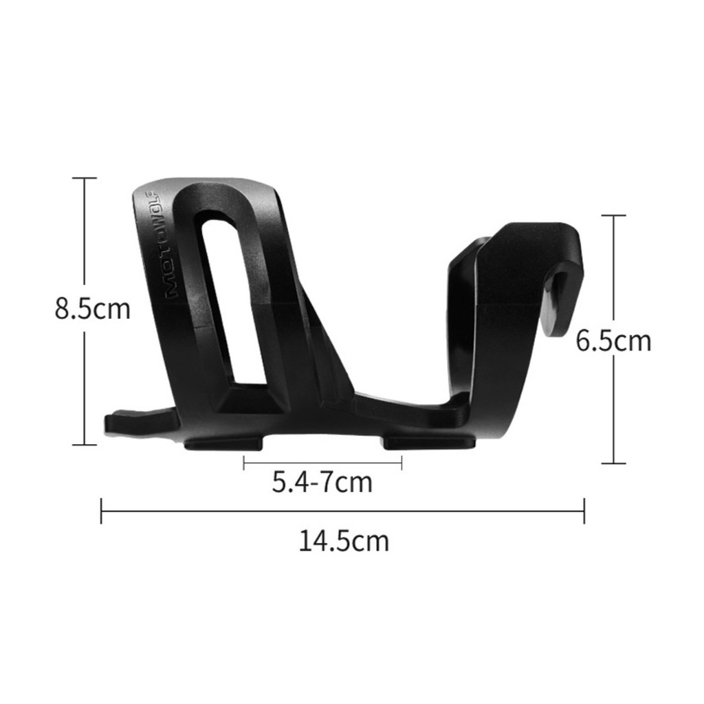 Giá Đỡ Bình Nước Gắn Ốc Chân Gương Cho Xe Đạp, Xe Máy và Motor