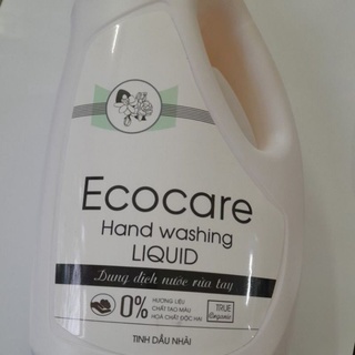Nước rửa tay hữu cơ dạng bọt Ecocare 1 lít hương nhài.TẶNG CHAI 250ML