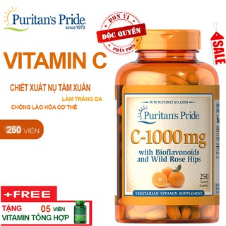 Vitamin C 1000mg Purritans Pride 250 viên