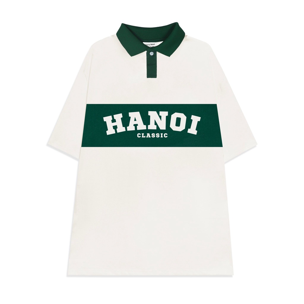 ÁO THUN FF FORM RỘNG POLO HANOI CLASSIC, VẢI THUN 2 CHIỀU COTTON 250GSM