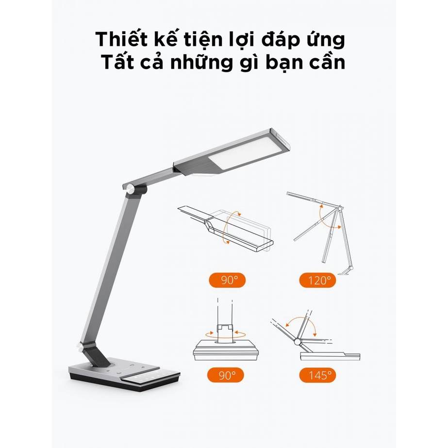 Đèn LED Chống Cận Kiêm Sạc Không Dây TaoTronics 12W - TT-DL050 - Hàng Chính Hãng