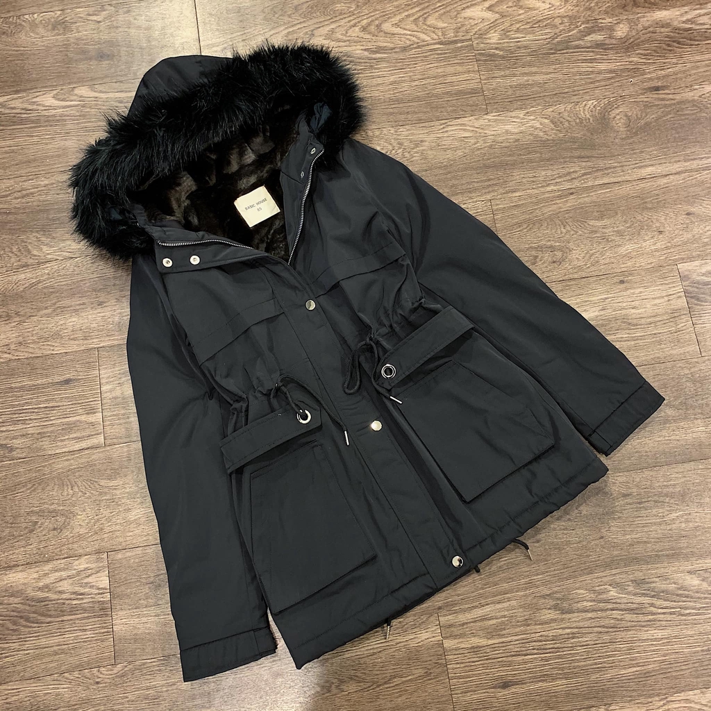 Áo parka 2 túi lỗ xuất hàn