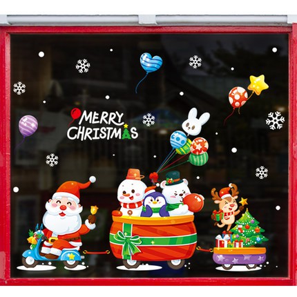 decal ông già noel xe máy
