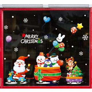 decal ông già noel xe máy