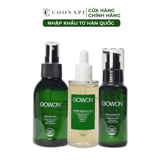  Bộ 3 Sản Phẩm Rau Má Gowon Chăm Sóc Da Mụn Và Phục Hồi Da Tổn Thương 