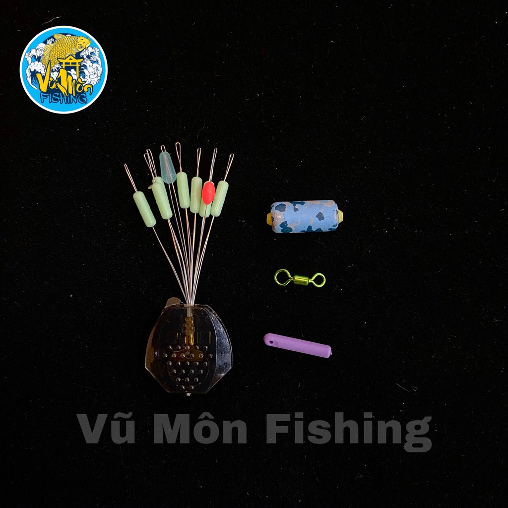 Bộ Set Trục Câu Đài Siêu Xịn GWD 7+2- Vũ Môn Fishing