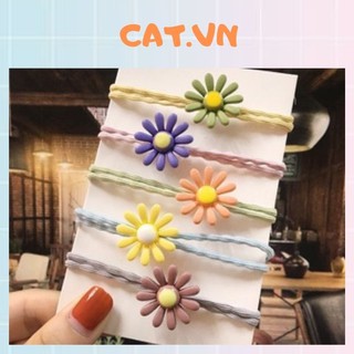 Dây buộc tóc hoa cúc hàn quốc hot trend