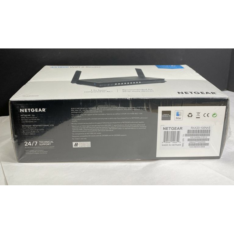 Bộ phát WIFI NETGEAR RAX20 AX1800 WIFI6