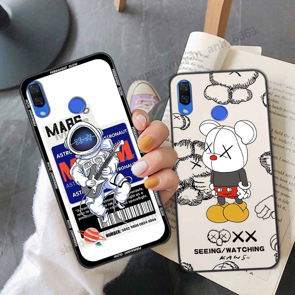 Ốp Huawei Nova 3 / Nova 3i be@r brick mars thời trang, ốp lưng điện thoại viền dẻo siêu chất