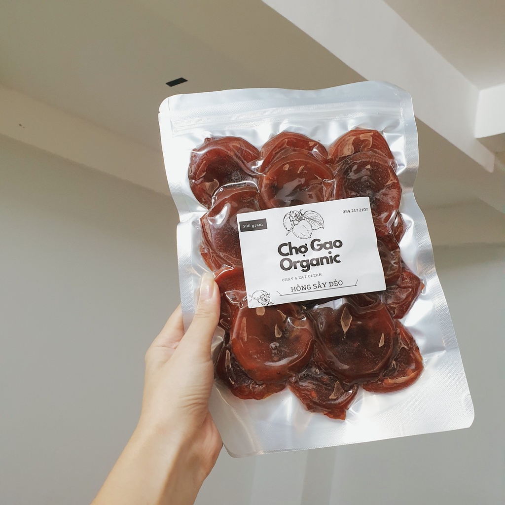 Hồng sấy dẻo nguyên trái Đà Lạt - 500gr Hỏa tốc HCM