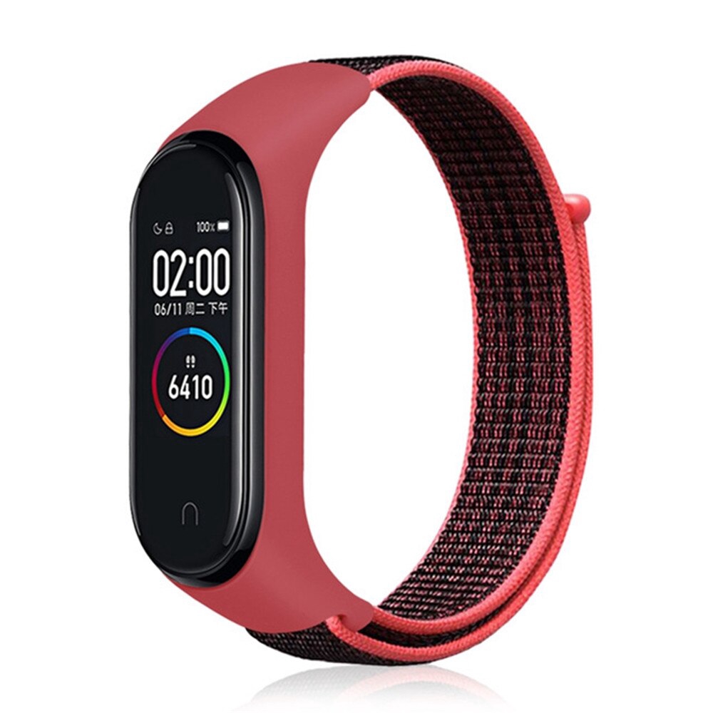 Dây nylon Thoáng Khí Phong Cách Thể Thao Thời Trang Cho Đồng Hồ Thông Minh xiaomi mi band 4 3 4
