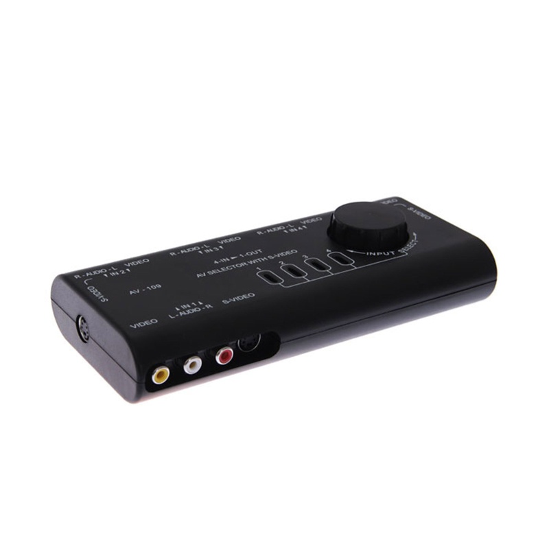 Công Tắc RCA 4 Trong 1 Dùng Cho Máy Chiếu / Laptop / TV