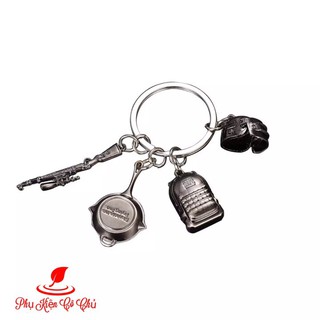 Móc Khóa Game Pubg bộ 4 vật phẩm mini - MS136